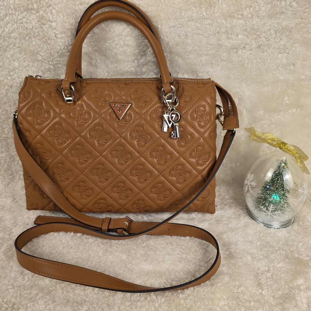 Guess Tan Quilted Women's Bag